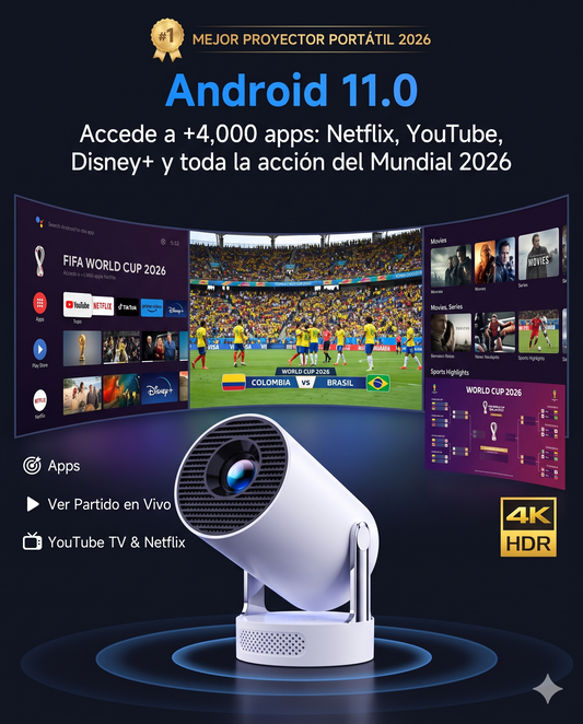 Disfruta del Mundial con el PROYECTOR HY300
