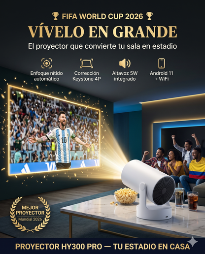 Disfruta del Mundial con el PROYECTOR HY300